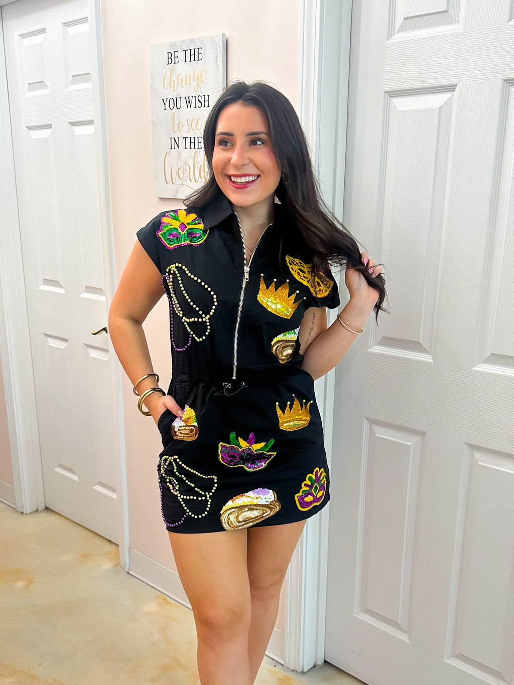 QOS Mardi Gras Icon Dress