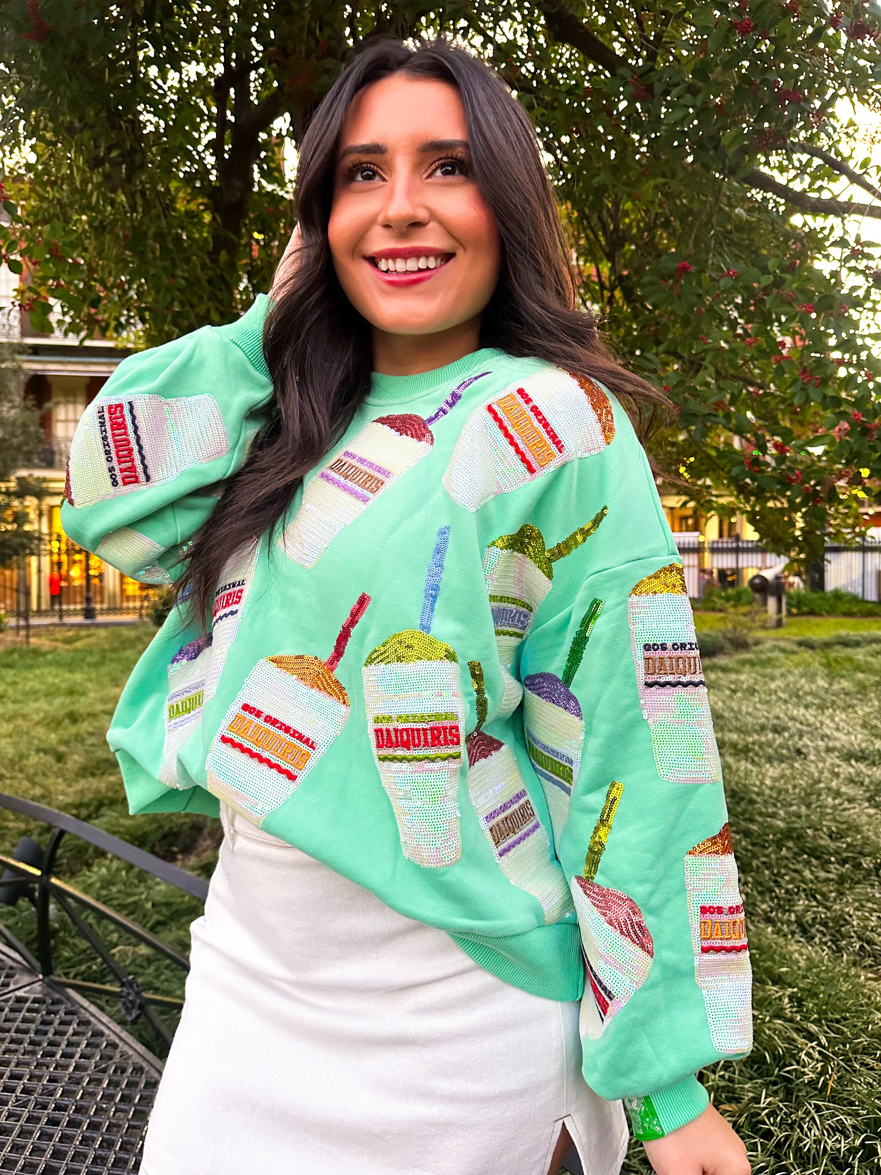 QOS Mint Green Daiquiri Sweatshirt