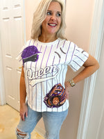 QOS Purple Batter Up Tee