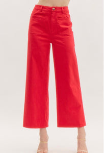 Sweet Forgiveness Pants Red