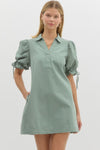 Settling Down Dress Seafoam