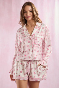 Garden Slumber PJ Set pink